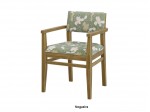 Poltrona Cadeira com Braço Miller Interiores Decor 171010